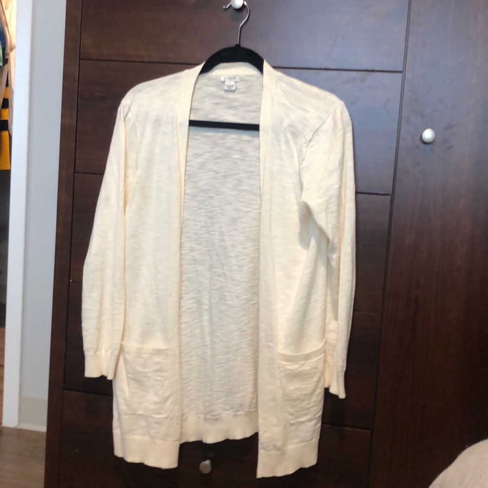 Lightweight J. Crew cardigan with front pockets